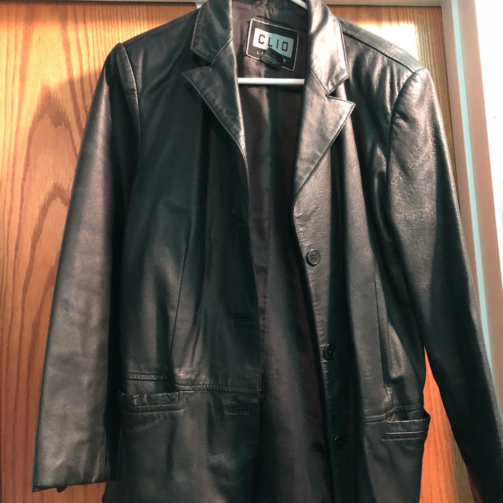 Clio leather jacket